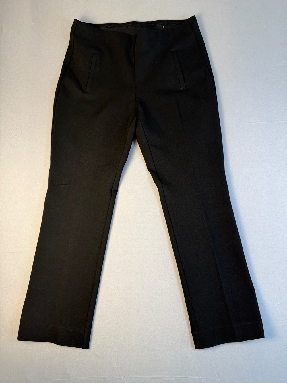 Chico's Women’s Dress Pants Slim Straight With Elastic Invisable Waist 00 Short - Picture 3 of 15